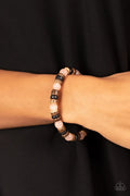 Paparazzi ♥ Durango Drifter - Pink ♥ Bracelet