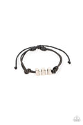 Paparazzi ♥ Bolt Out - Black ♥ Bracelet