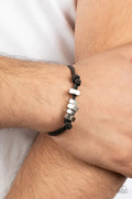 Paparazzi ♥ Bolt Out - Black ♥ Bracelet