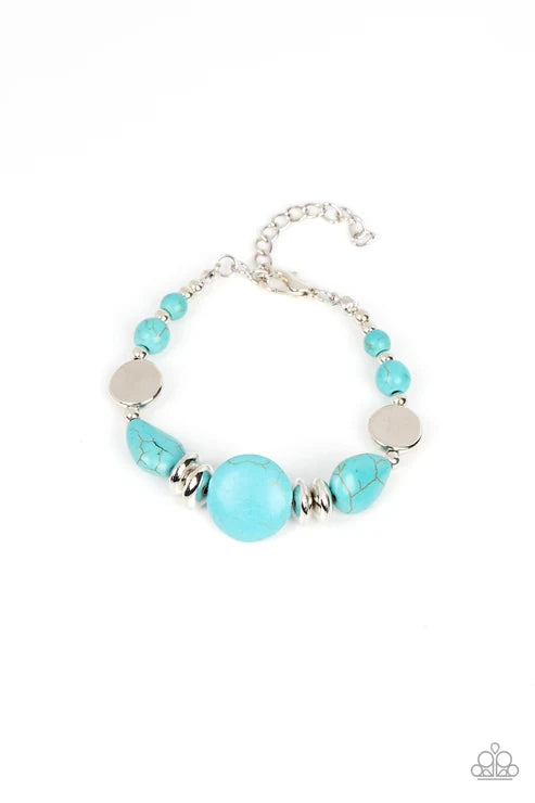 Paparazzi ♥ Mesa Vista - Blue ♥ Bracelet