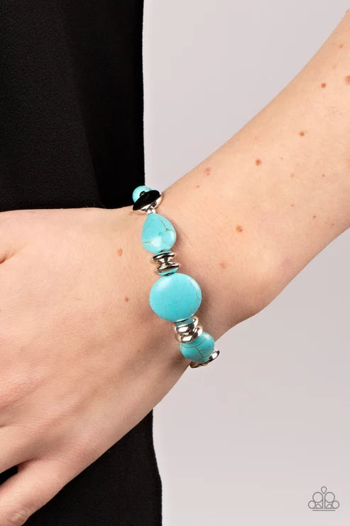Paparazzi ♥ Mesa Vista - Blue ♥ Bracelet