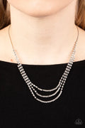 Paparazzi ♥ Surreal Sparkle - White ♥ Necklace