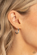 Paparazzi ♥ BEVEL Up - Silver ♥ Earrings