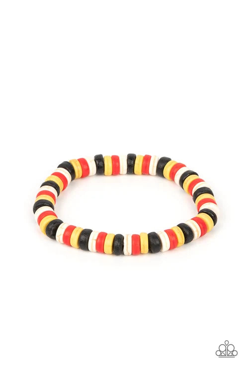 Paparazzi ♥ Rural Rocker - Red ♥ Bracelet