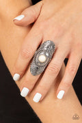 Paparazzi ♥ Rural Residence - White ♥ Ring