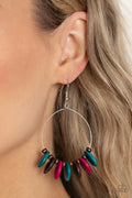Paparazzi ♥ Surf Camp - Multi ♥ Earrings