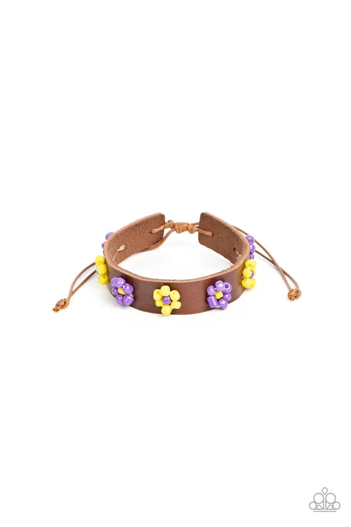Paparazzi ♥ Flowery Frontier - Purple ♥ Bracelet