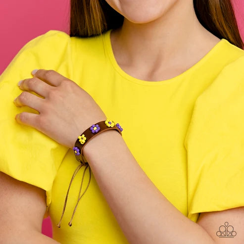 Paparazzi ♥ Flowery Frontier - Purple ♥ Bracelet
