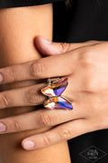 Paparazzi ♥ Fluorescent Flutter - Orange ♥ Ring