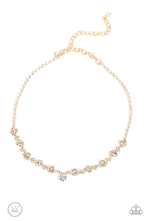 Paparazzi ♥ Regal Rebel - Gold ♥ Necklace