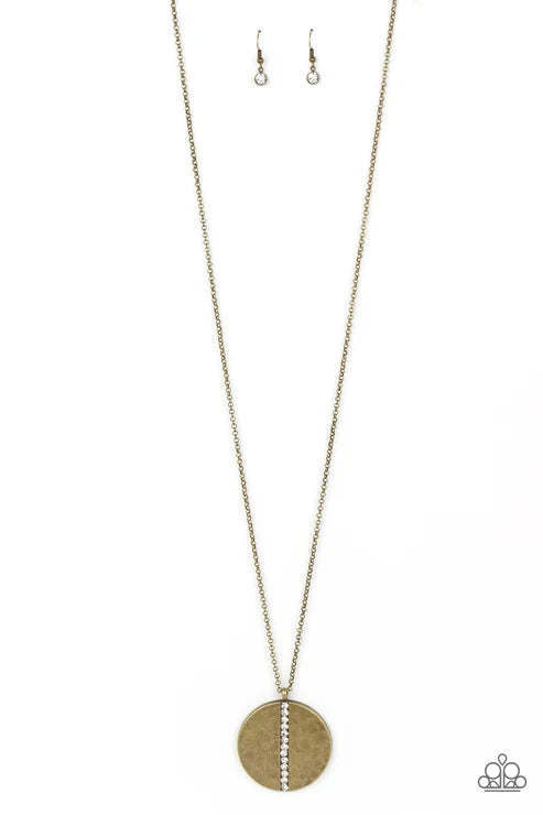 Paparazzi ♥ Token of My Gratitude - Brass ♥ Necklace