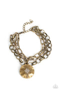 Paparazzi ♥ True North Twinkle - Brass ♥ Bracelet