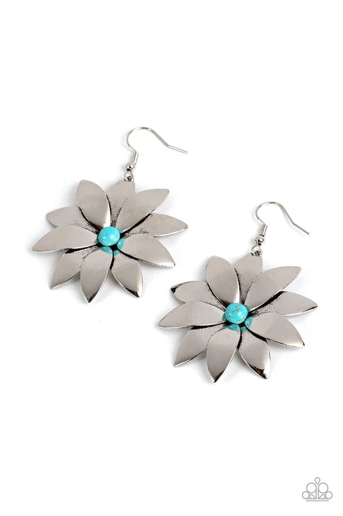 Paparazzi ♥ Pinwheel Prairies - Blue ♥ Earrings