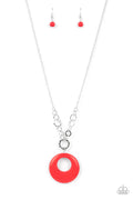 Paparazzi ♥ Hidden Dune - Red ♥ Necklace