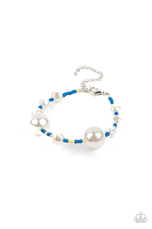 Paparazzi ♥ Contemporary Coastline - Blue ♥ Bracelet