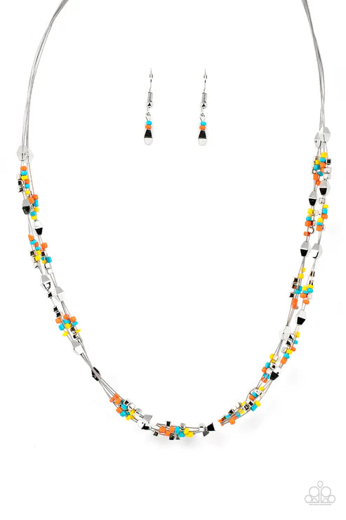 Paparazzi ♥ Explore Every Angle - Multi ♥ Necklace