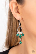 Paparazzi ♥ Coming in Clutch - Green ♥ Earrings