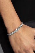 Paparazzi ♥ Lusty Luster - White ♥ Bracelet