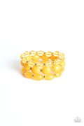 Paparazzi ♥ High Tide Hammock - Yellow ♥ Bracelet