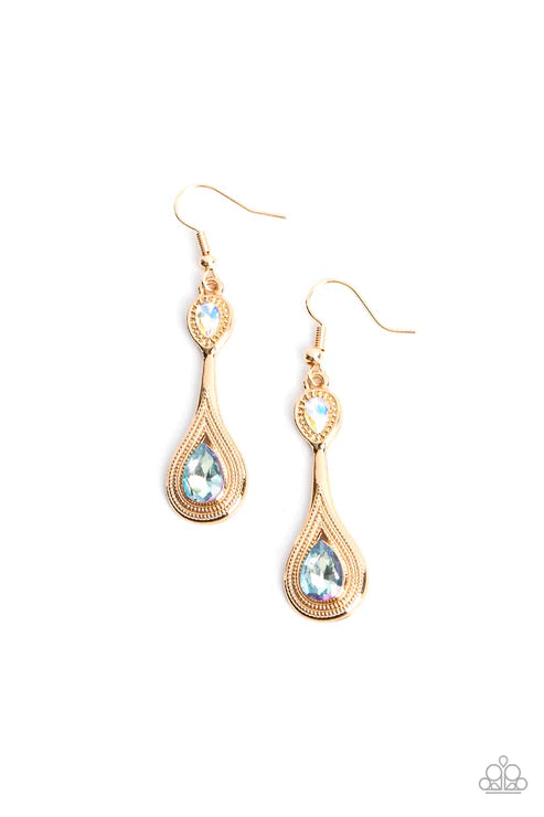 Paparazzi ♥ Dazzling Droplets - Multi ♥ Earrings