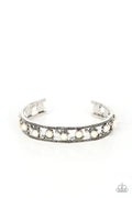 Paparazzi ♥ Badlands Bliss - White ♥ Bracelet