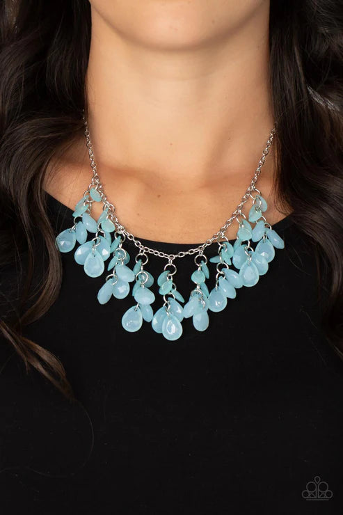 Paparazzi ♥ Crystal Cabaret - Blue ♥ Necklace