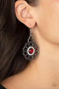 Paparazzi ♥ Floral Renaissance - Red ♥ Earrings