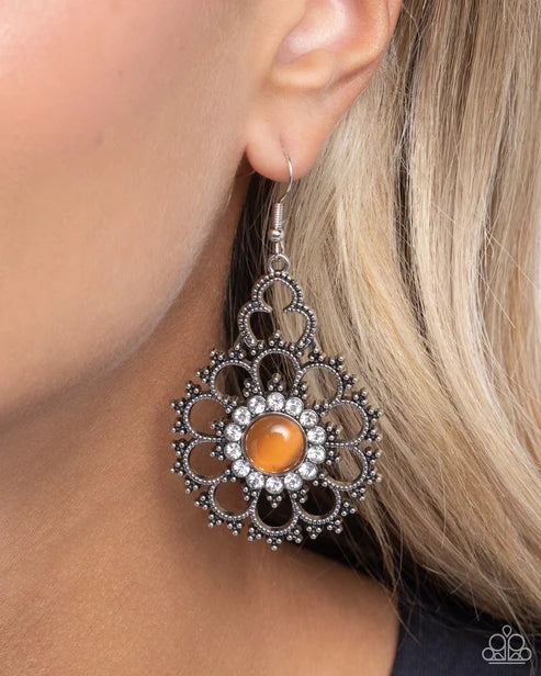 Paparazzi ♥ Floral Renaissance - Orange ♥ Earrings