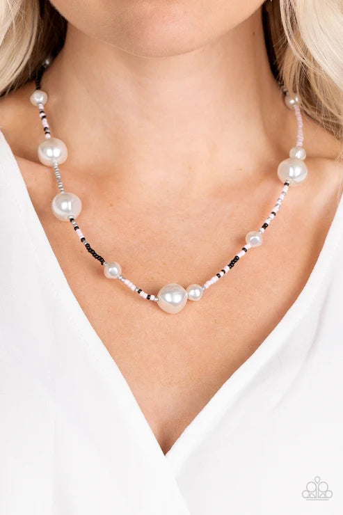 Paparazzi ♥ Modern Marina - Pink ♥ Necklace