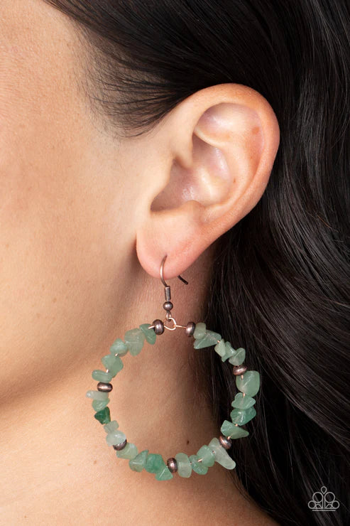 Paparazzi ♥ Mineral Mantra - Green ♥ Earrings