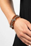 Paparazzi ♥ Prismatic Perceptions - Brown ♥ Bracelet