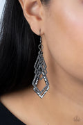 Paparazzi ♥ Totally TERRA-ific - Black ♥ Earrings