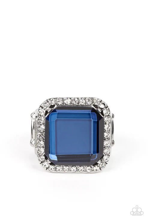 Paparazzi ♥ Slow Burn - Blue ♥ Ring
