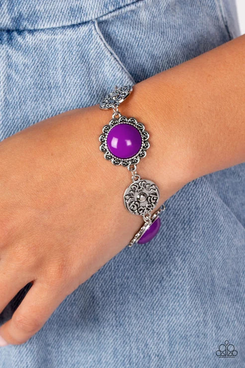 Paparazzi ♥ Positively Poppy - Purple ♥ Bracelet