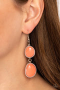 Paparazzi ♥ Mediterranean Myth - Orange ♥ Earrings