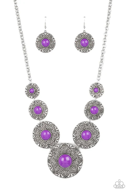 Paparazzi ♥ Garden Glade - Purple ♥ Necklace