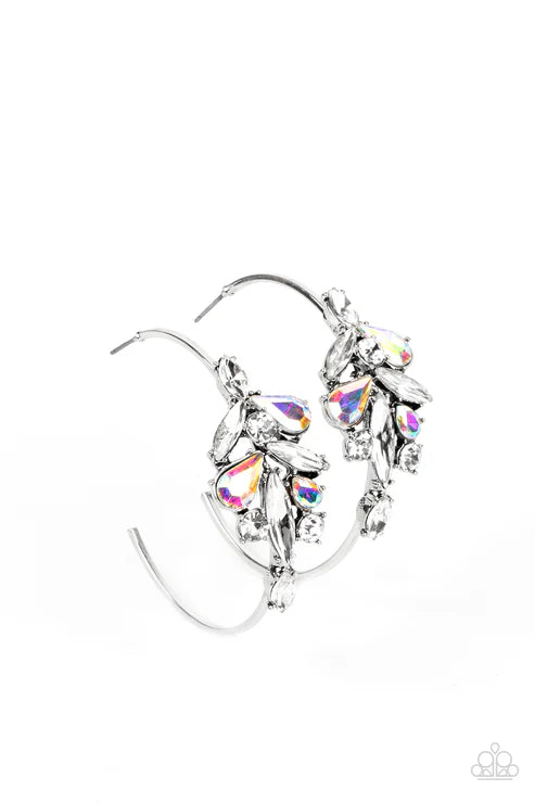 Paparazzi ♥ Arctic Attitude - Multi ♥ Earrings