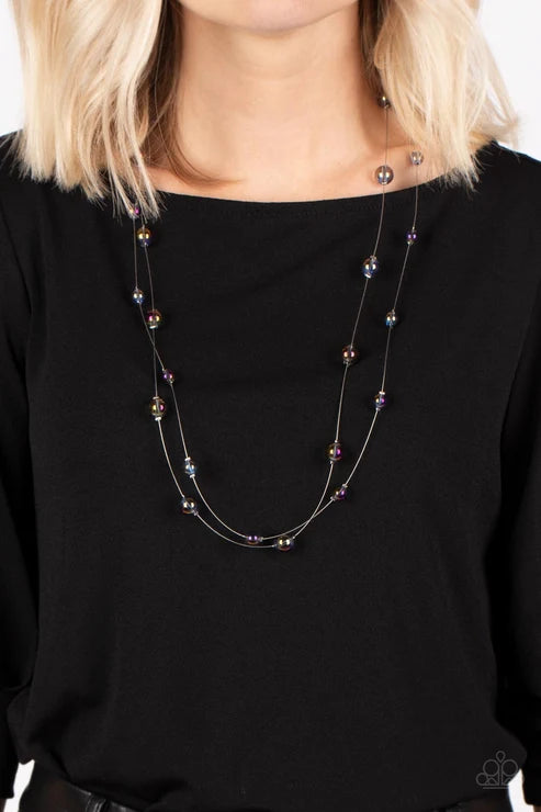 Paparazzi ♥ Interstellar Illusions - Purple ♥ Necklace