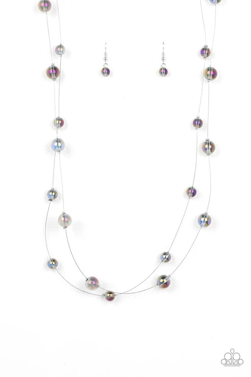 Paparazzi ♥ Interstellar Illusions - Purple ♥ Necklace