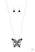 Paparazzi ♥ Badlands Butterfly - Black ♥ Necklace