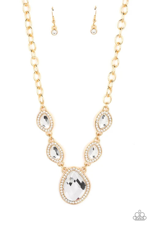 Paparazzi ♥ The Upper Echelon - Gold ♥ Necklace