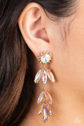 Paparazzi ♥ Space Age Sparkle - Gold ♥ Post Earrings
