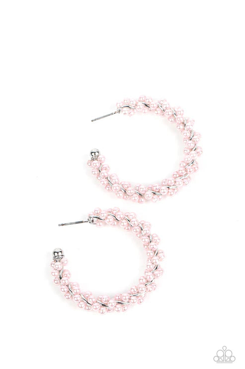 Paparazzi ♥ Yacht Royale - Pink ♥ Earrings