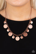 Paparazzi ♥ Model Medallions - Copper ♥ Necklace
