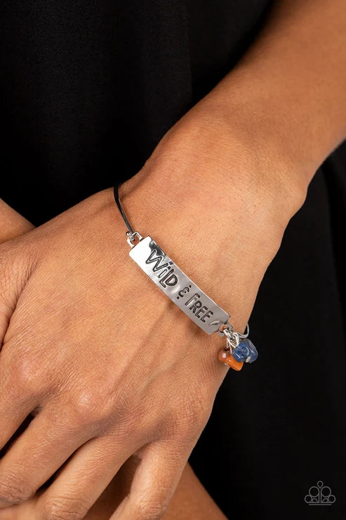Paparazzi ♥ Fearless Fashionista - Blue ♥ Bracelet