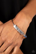 Paparazzi ♥ Fearless Fashionista - Blue ♥ Bracelet