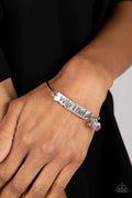 Paparazzi ♥ Fearless Fashionista - Purple ♥ Bracelet