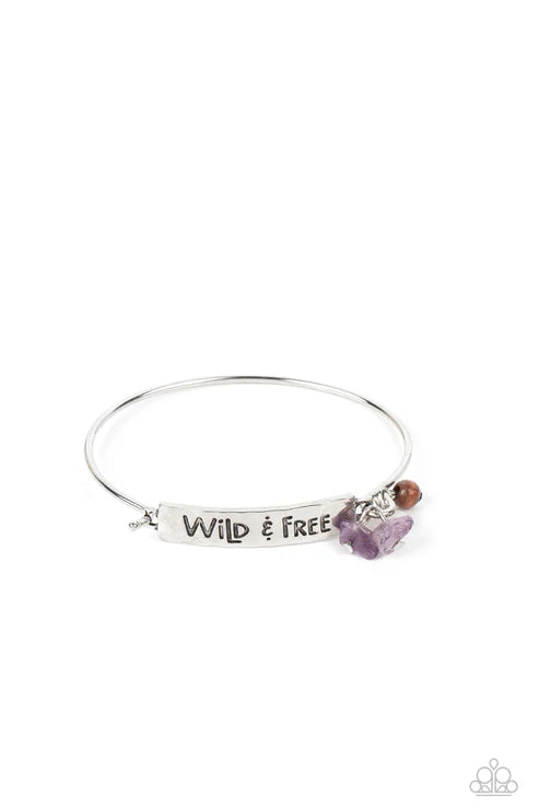 Paparazzi ♥ Fearless Fashionista - Purple ♥ Bracelet