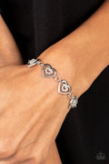 Paparazzi ♥ Catching Feelings - White ♥ Bracelet