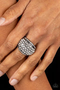 Paparazzi ♥ Running OFF SPARKLE - Black ♥ Ring